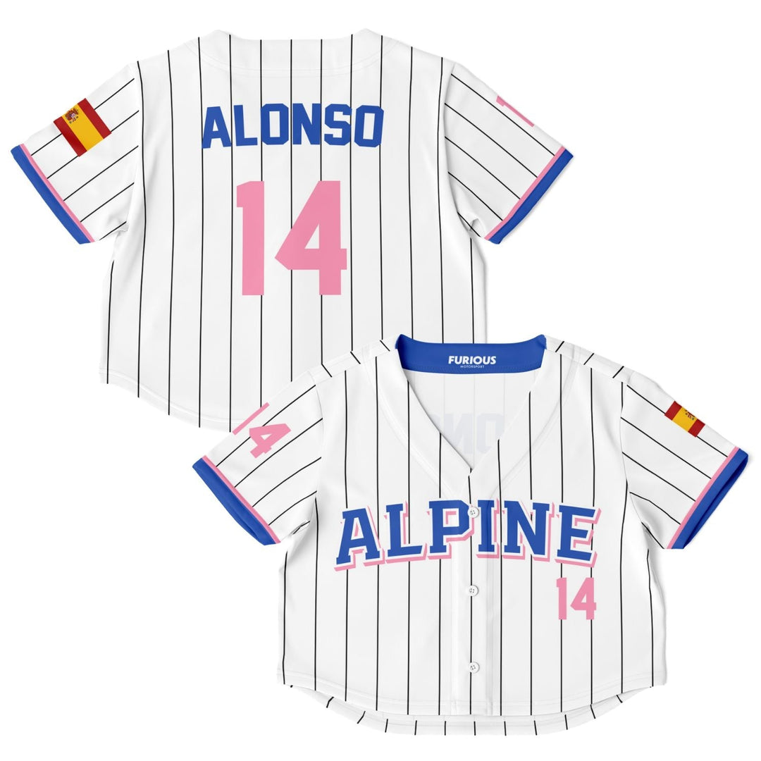 Alonso - Home Crop Top Jersey (Clearance) - Furious Motorsport