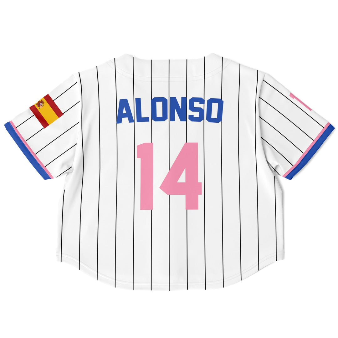 Alonso - Home Crop Top Jersey (Clearance) - Furious Motorsport