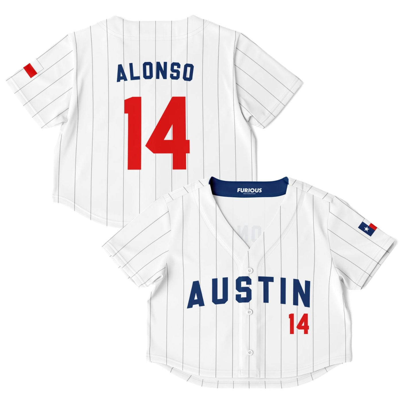 Alonso - Lone Star Crop Top - Furious Motorsport