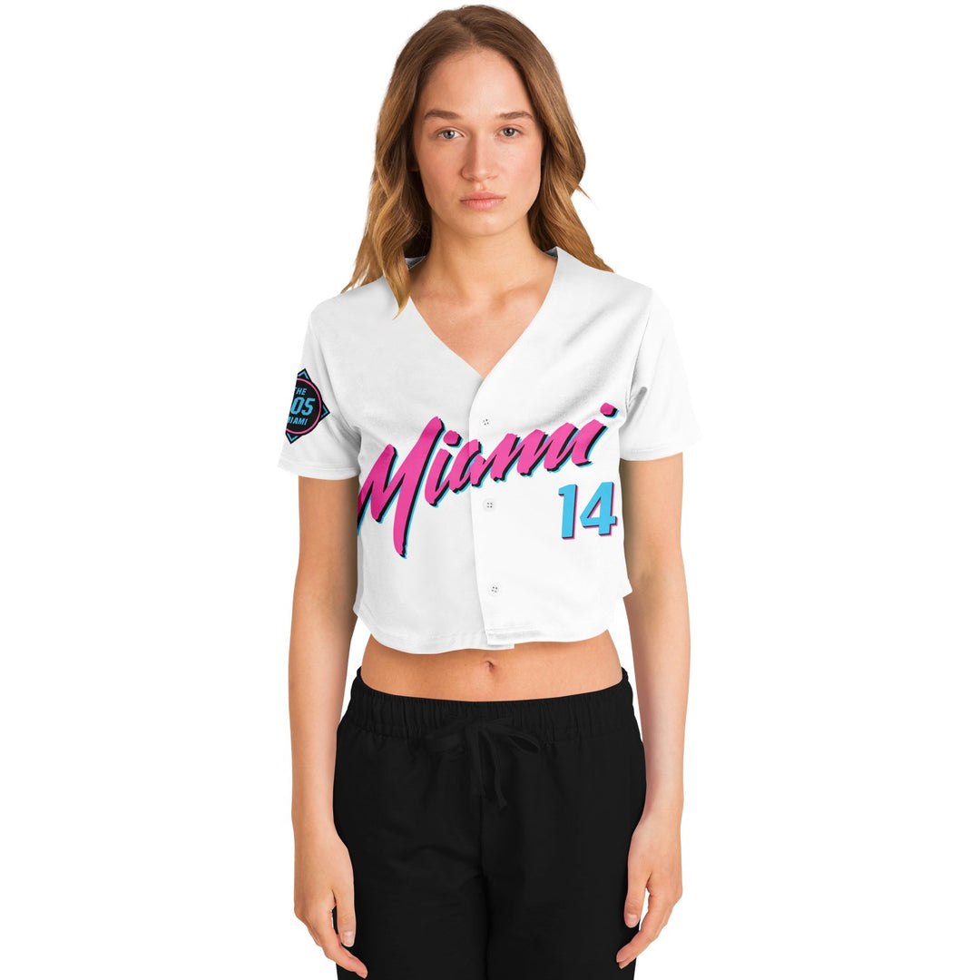 Alonso - Miami Vice Home Crop Top - Furious Motorsport