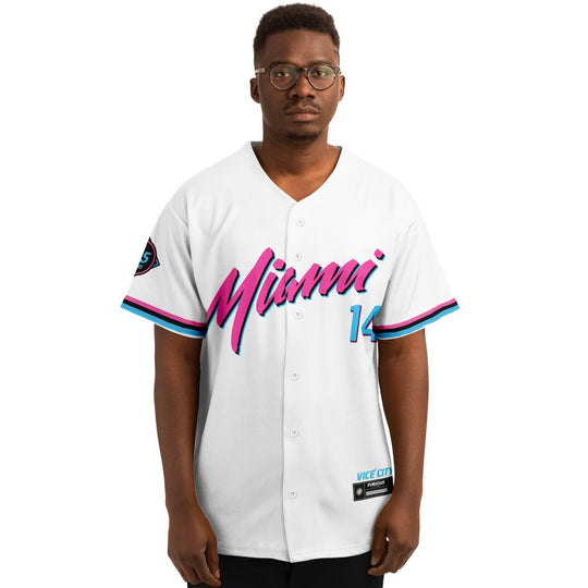 Alonso - Miami Vice Home Jersey (Clearance) - Furious Motorsport