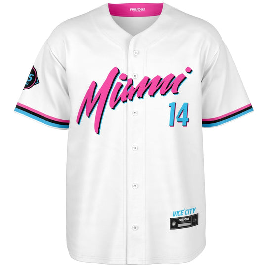 Alonso - Miami Vice Home Jersey (Clearance) - Furious Motorsport