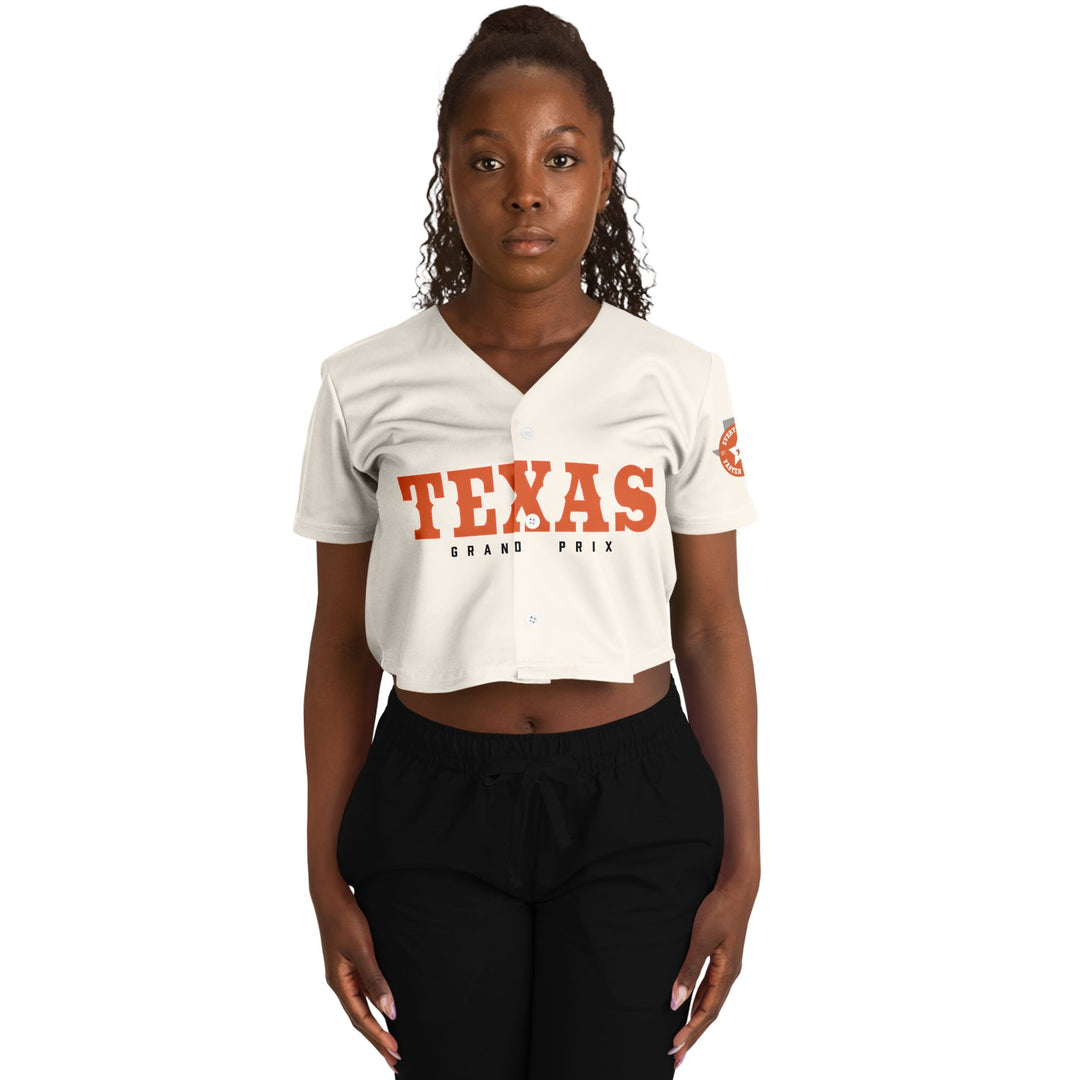 Alonso - Off-White Texas GP Crop Top - Furious Motorsport