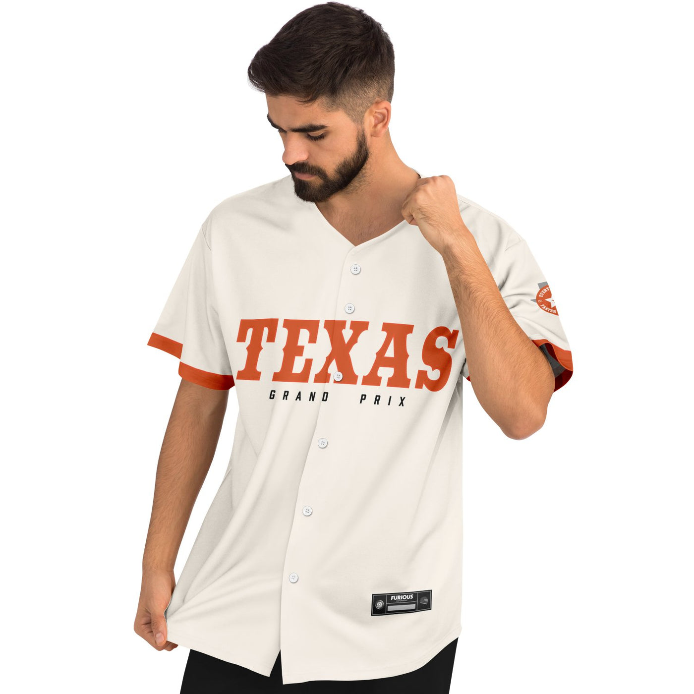 Alonso - Off-White Texas GP Jersey (Clearance) - Furious Motorsport