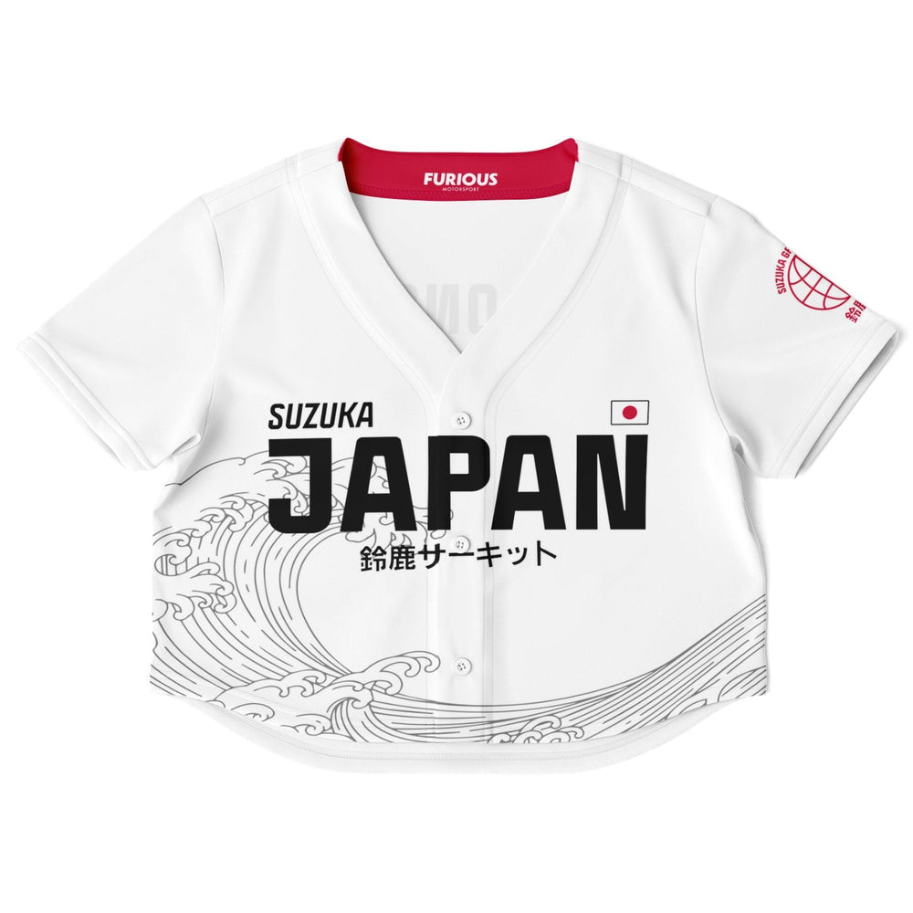 Alonso - Suzuka "Great Wave" Crop Top (Clearance) - Furious Motorsport