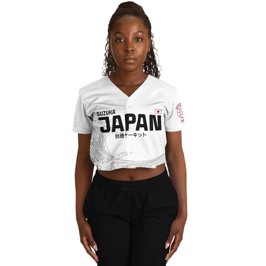 Alonso - Suzuka "Great Wave" Crop Top (Clearance) - Furious Motorsport