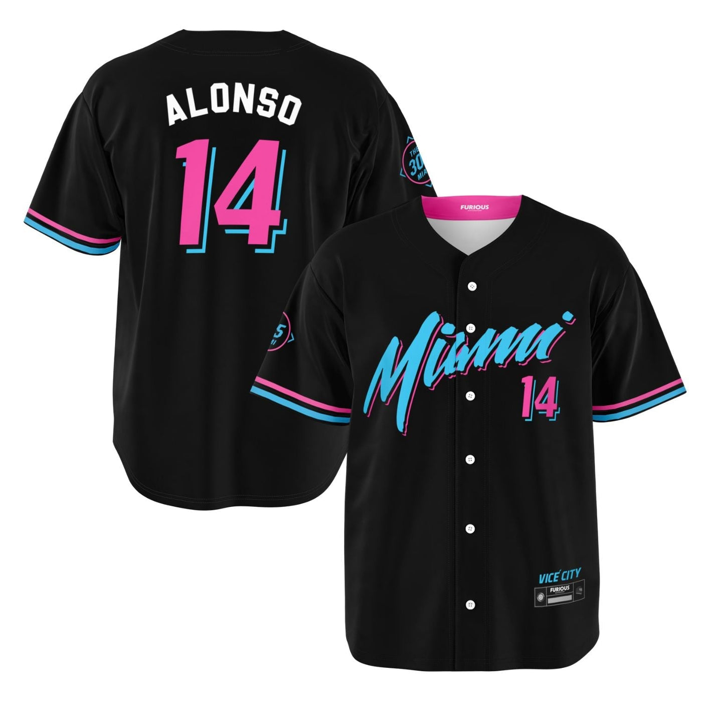 Alonso - Vice City Jersey (Clearance) - Furious Motorsport