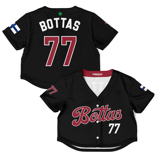 Bottas - Black VB77 Crop Top Jersey (Clearance) - Furious Motorsport