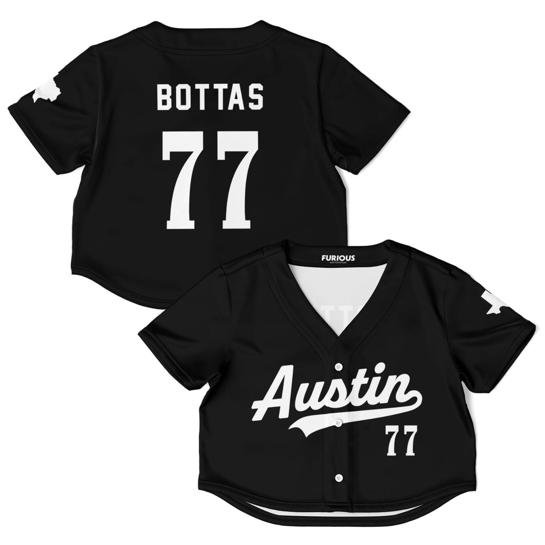 Bottas - Jet Black Austin Crop Top - Furious Motorsport