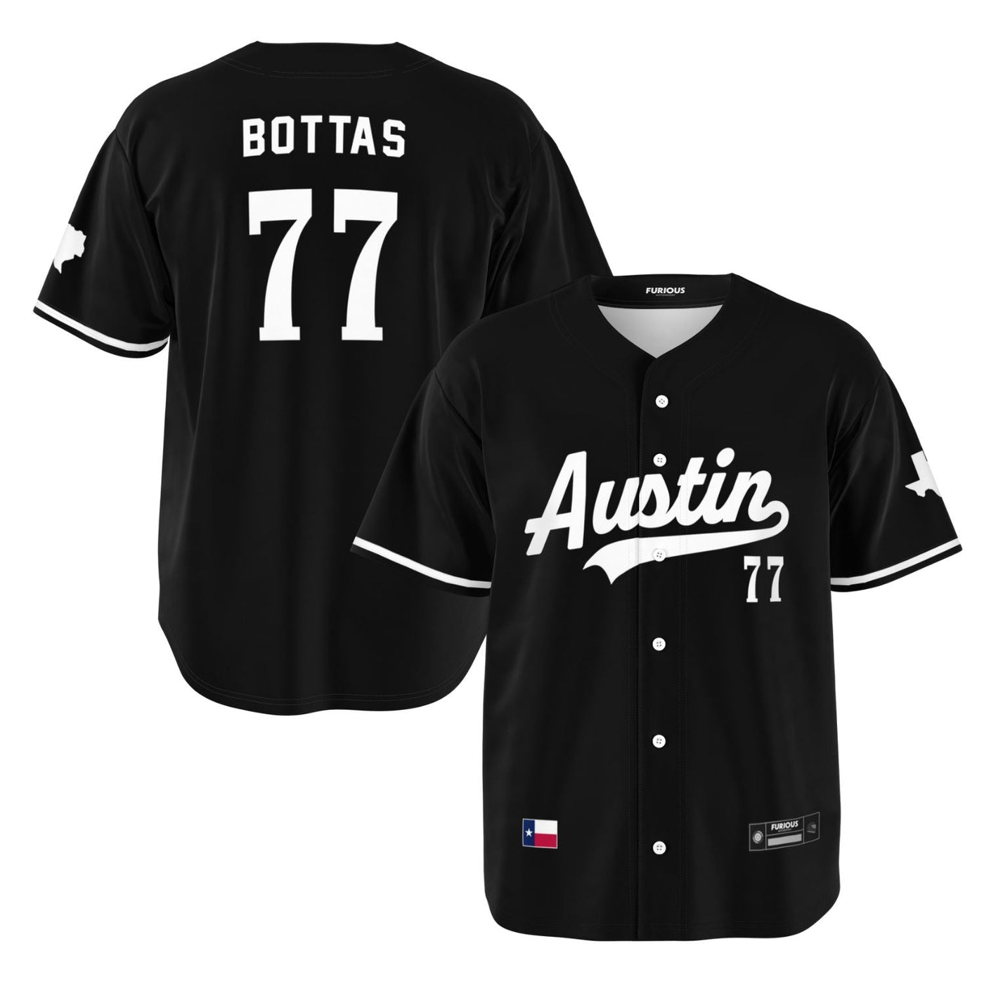 Bottas - Jet Black Austin Jersey - Furious Motorsport