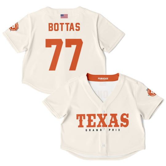 Bottas - Off-White Texas GP Crop Top (Clearance) - Furious Motorsport