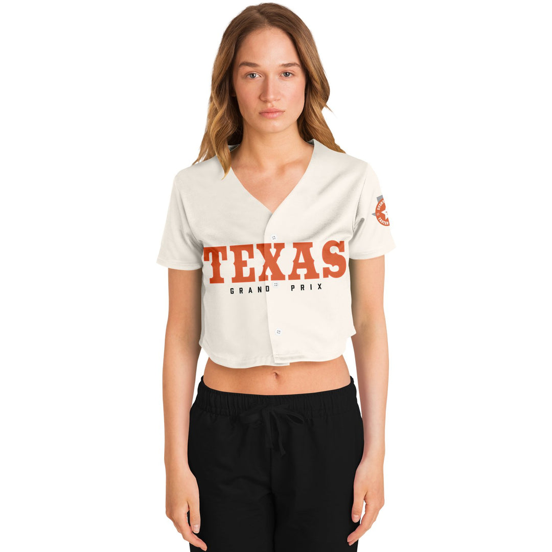 Bottas - Off-White Texas GP Crop Top (Clearance) - Furious Motorsport