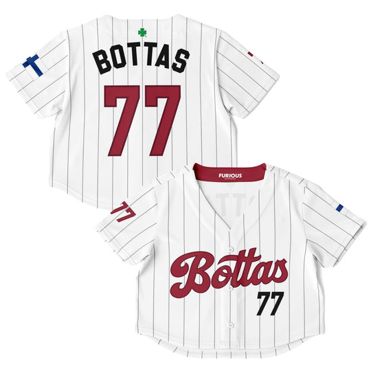 Bottas - White VB77 Crop Top Jersey (Clearance) - Furious Motorsport