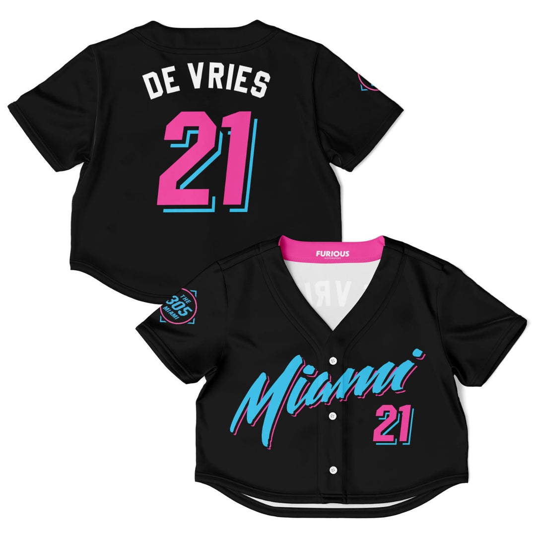 De Vries - Vice City Crop Top Jersey - Furious Motorsport