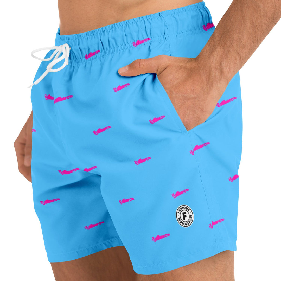 DRS Swim Trunks - Aqua Blue (Clearance) - Furious Motorsport