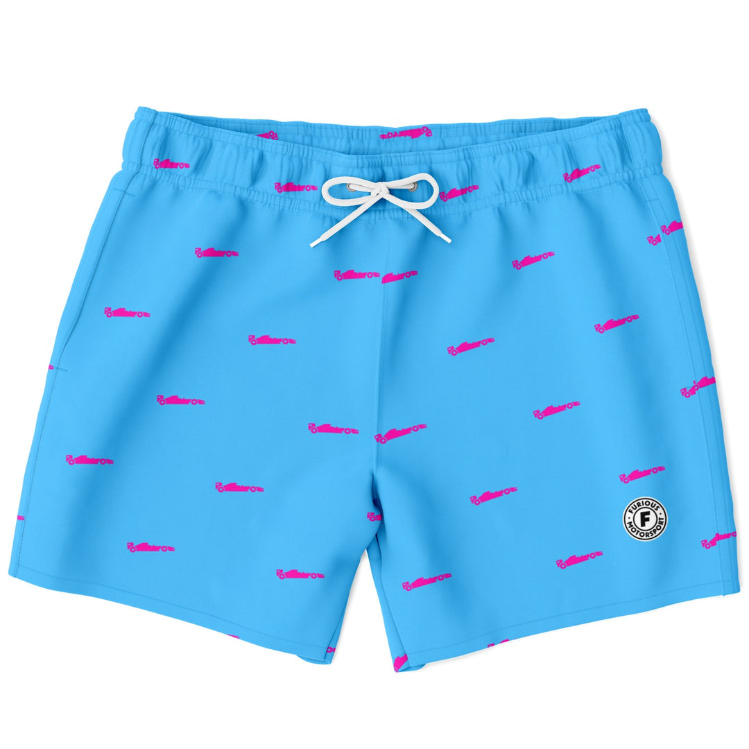 DRS Swim Trunks - Aqua Blue (Clearance) - Furious Motorsport