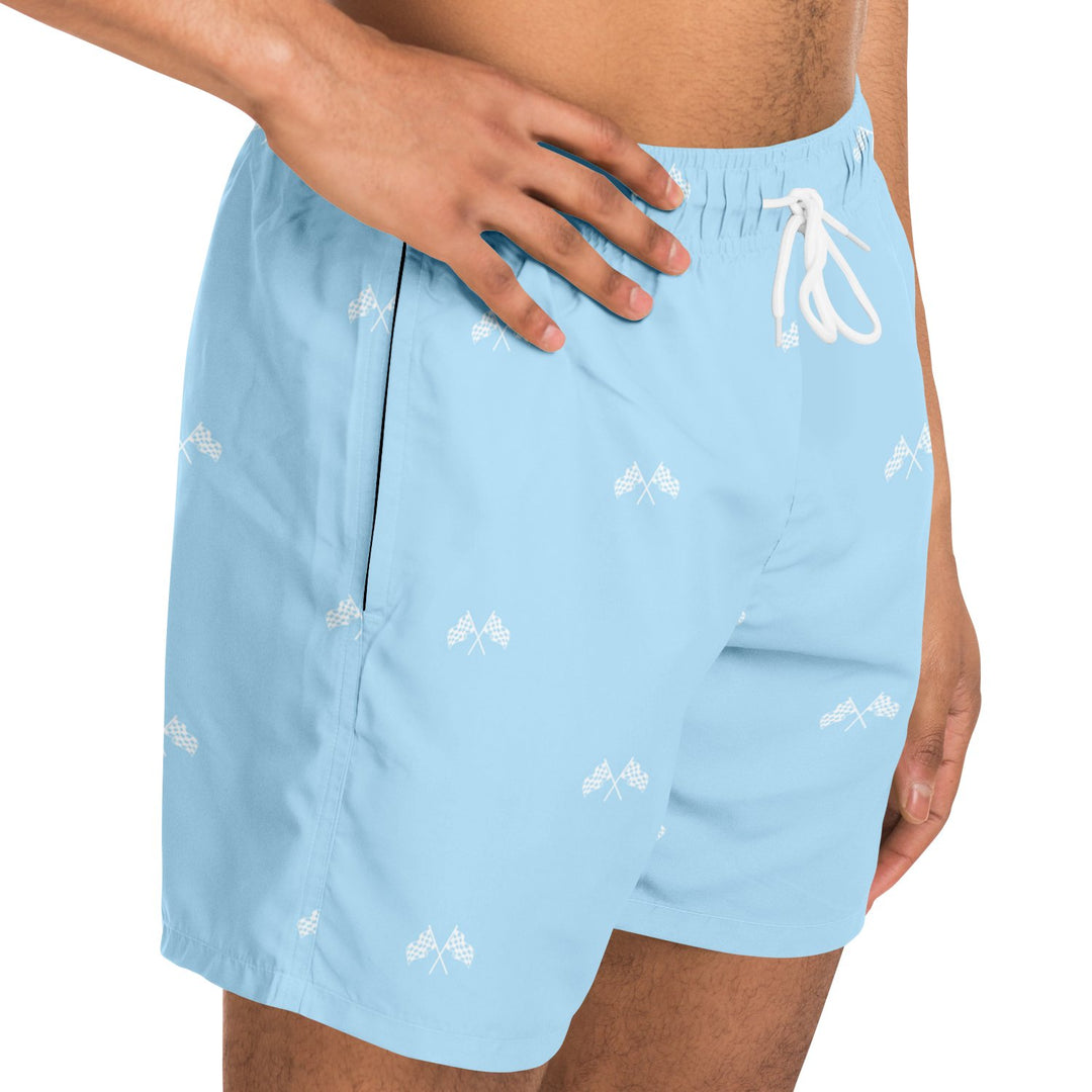 Final Lap Swim Trunks - Frost Blue - Furious Motorsport