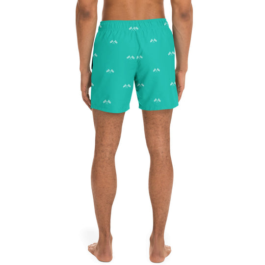 Final Lap Swim Trunks - Teal (Clearance) - Furious Motorsport