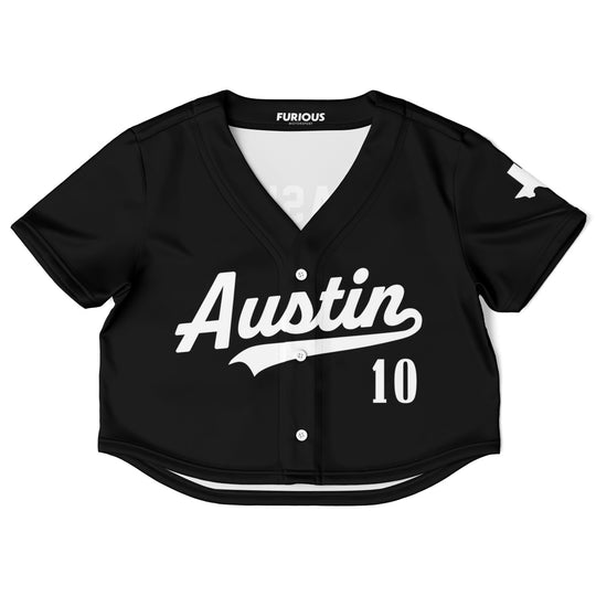 Gasly - Jet Black Austin Crop Top (Clearance) - Furious Motorsport