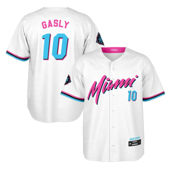 Gasly - Miami Vice Home Jersey (Clearance) - Furious Motorsport