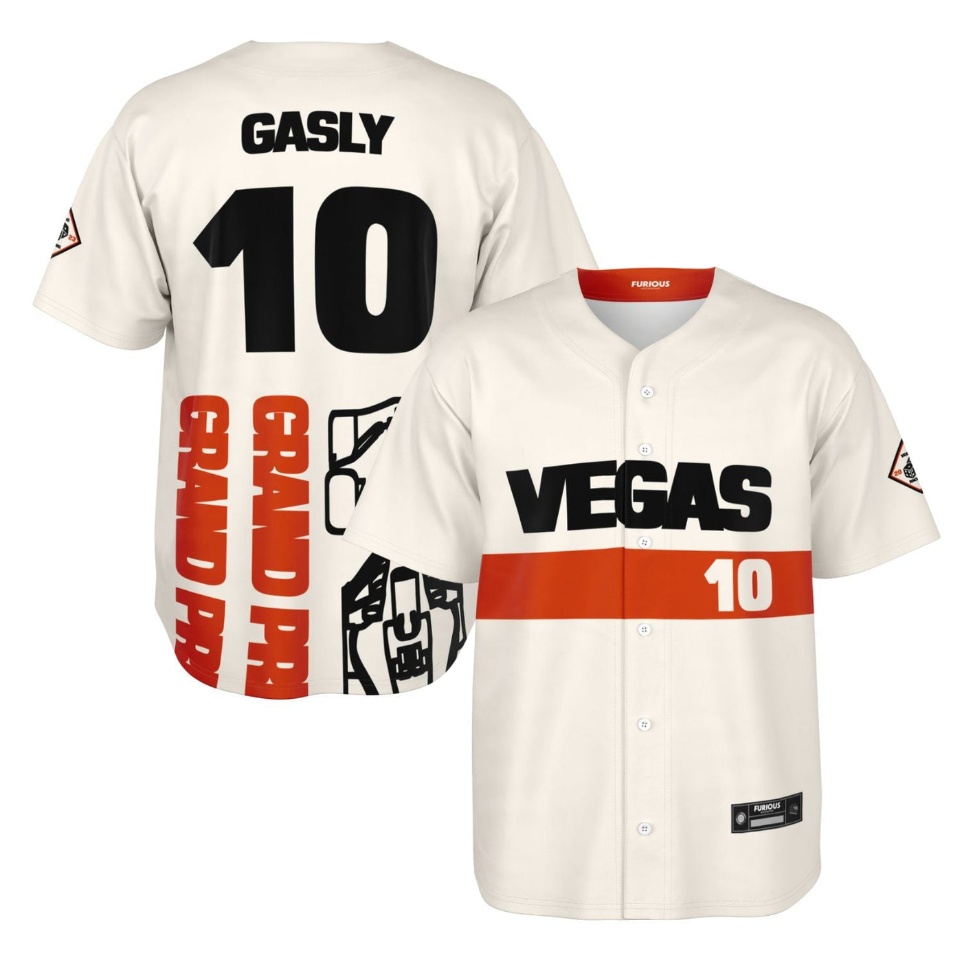 Gasly - Vegas Street Circuit Jersey - Furious Motorsport