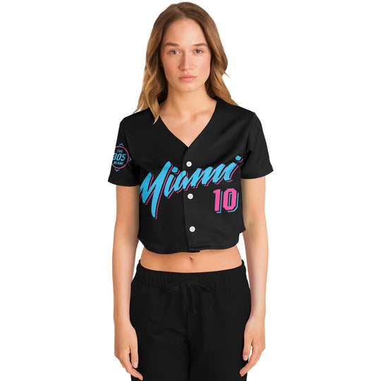 Gasly - Vice City Crop Top Jersey (Clearance) - Furious Motorsport