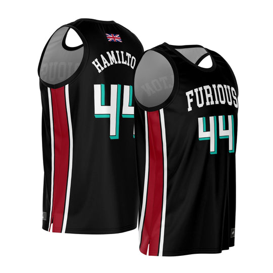 Hamilton - Away Black Classic Edition Jersey - Furious Motorsport