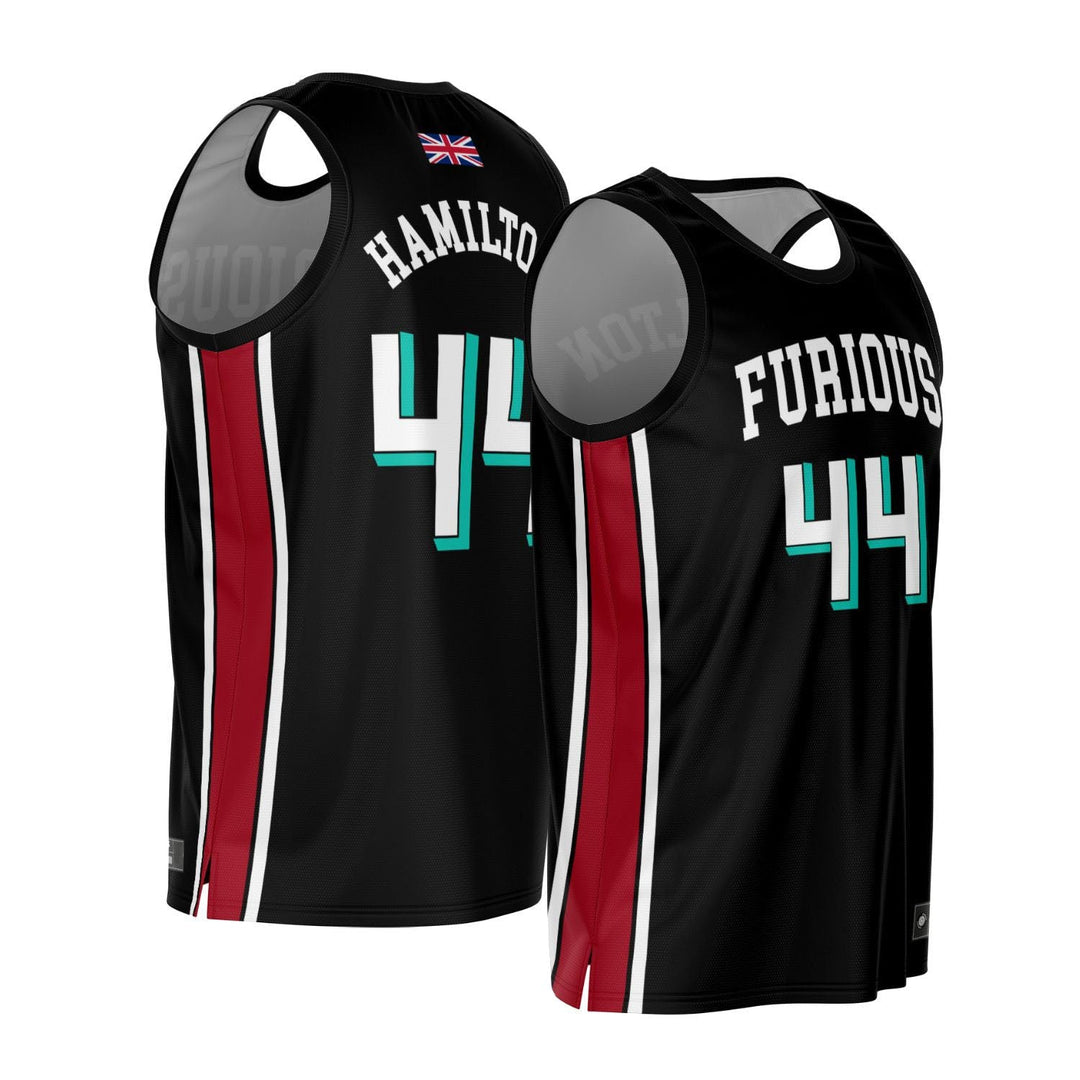 Hamilton - Away Black Classic Edition Jersey (Clearance) - Furious Motorsport