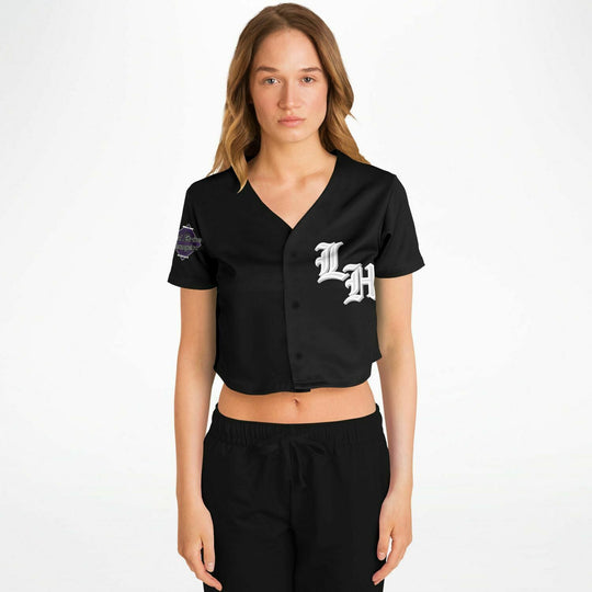 Hamilton - Black WDC Banner Crop Top Jersey - Furious Motorsport