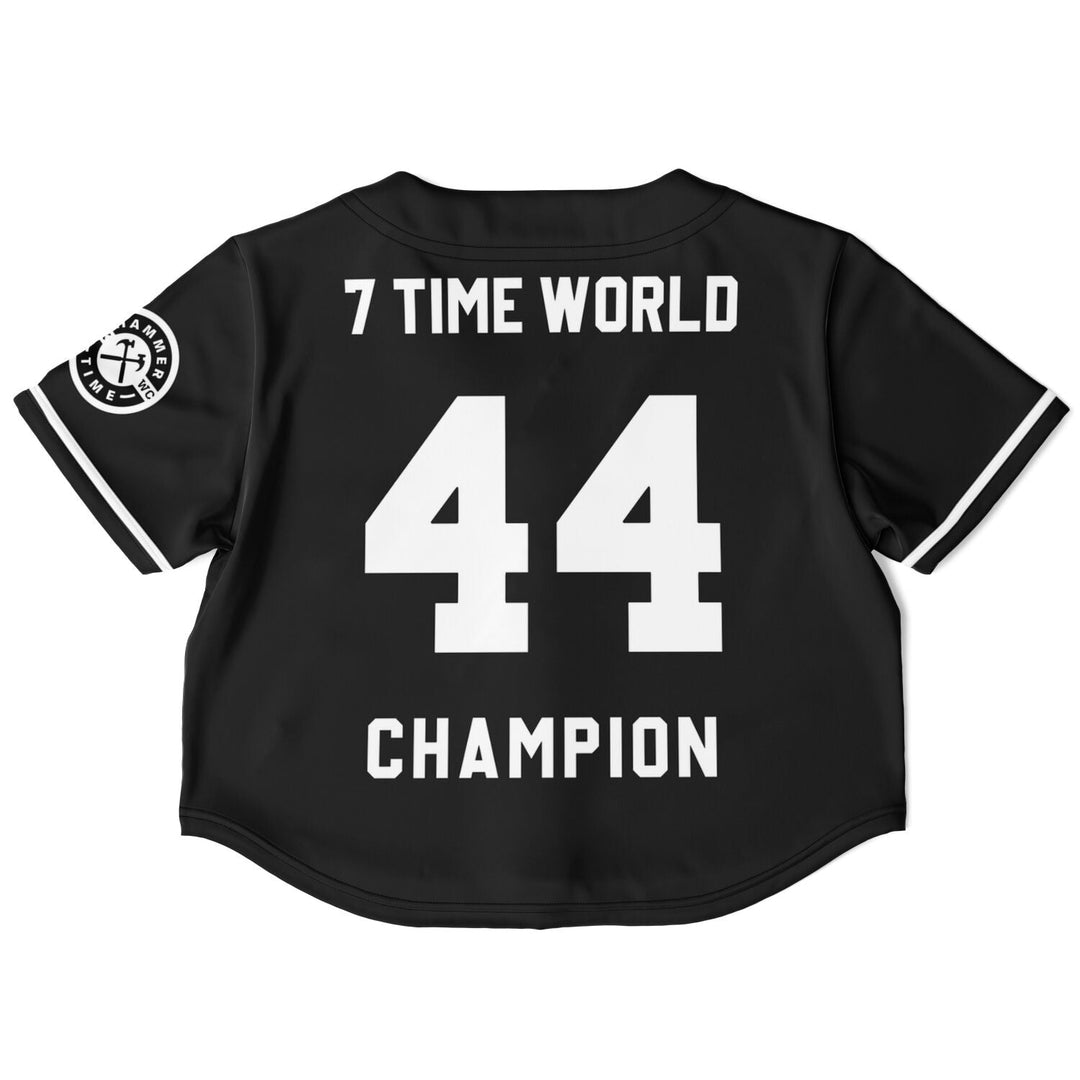 Hamilton - Carbon Black Champion Crop Top Jersey - Furious Motorsport