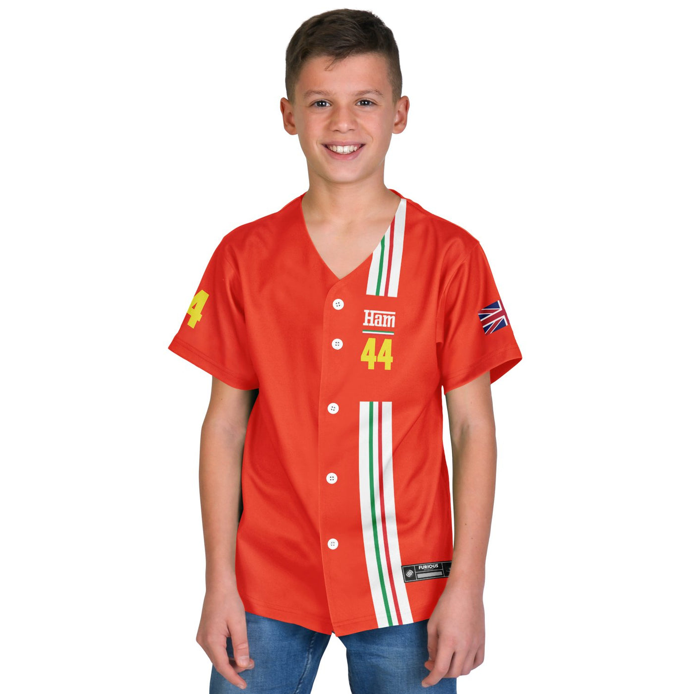 Hamilton - Classic Away Kids Jersey - Furious Motorsport