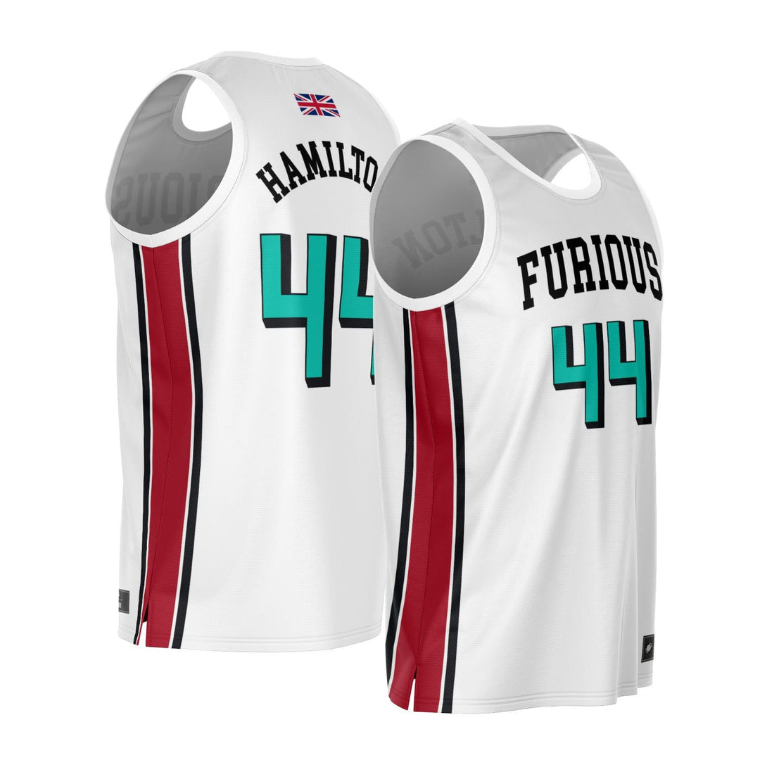 Hamilton - Home White Classic Edition Jersey (Clearance) - Furious Motorsport