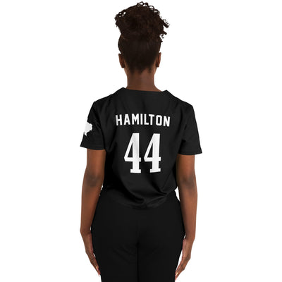 Hamilton - Jet Black Austin Crop Top - Furious Motorsport