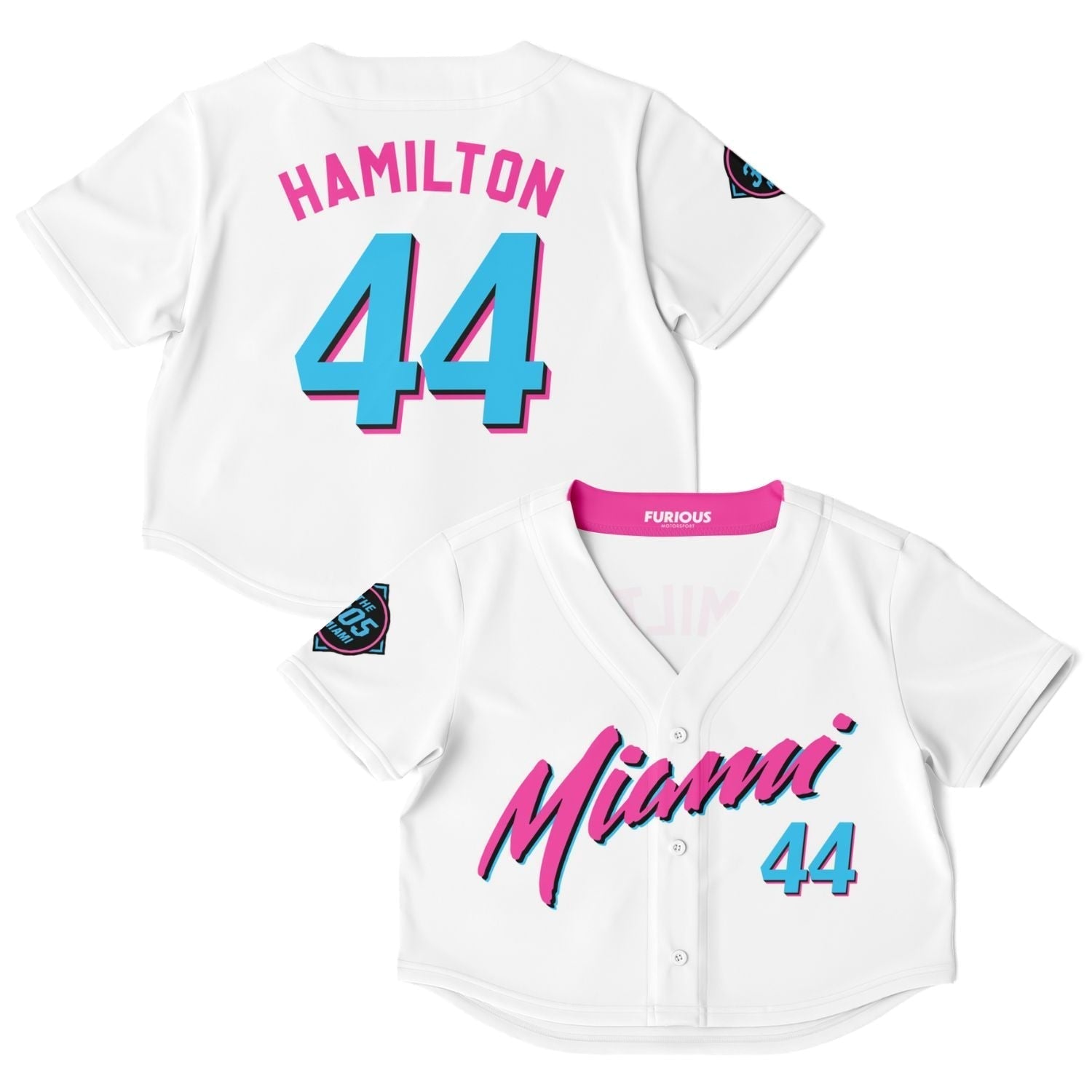 Hamilton - Miami Vice Home Crop Top (Clearance) - Furious Motorsport