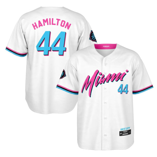 Hamilton - Miami Vice Home Jersey (Clearance) - Furious Motorsport