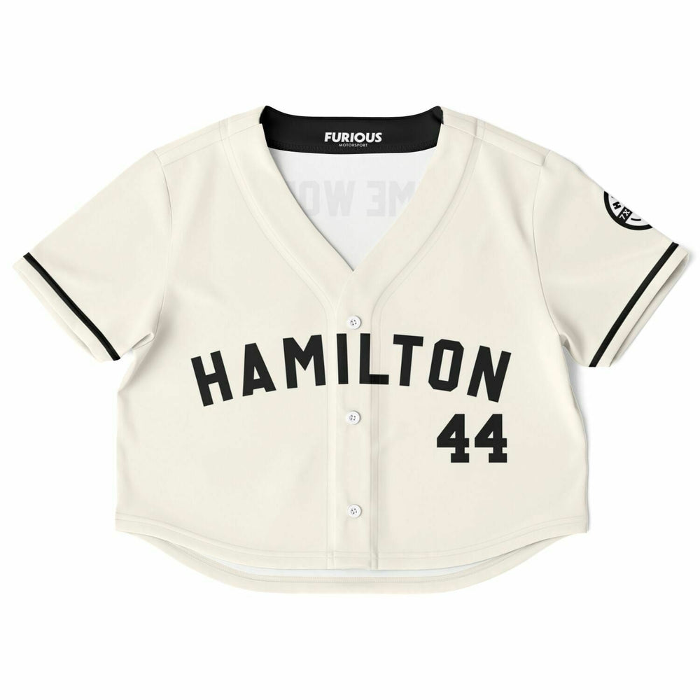 Hamilton -Off-White Champion Crop Top Jersey (Clearance) - Furious Motorsport