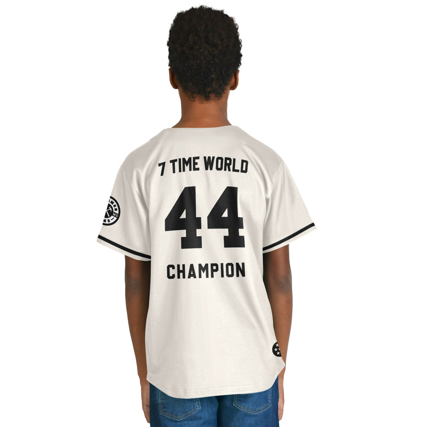 Hamilton - Off - White Champion Kids Jersey - Furious Motorsport