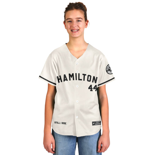 Hamilton - Off - White Champion Kids Jersey - Furious Motorsport