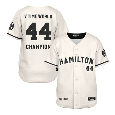 Hamilton - Off - White Champion Kids Jersey - Furious Motorsport