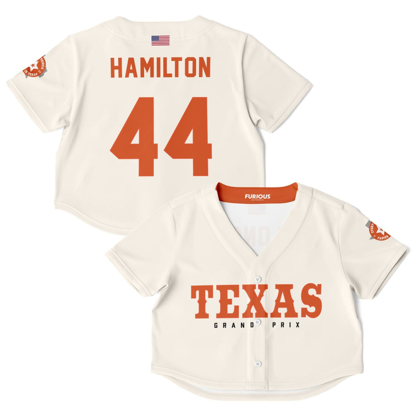 Hamilton - Off-White Texas GP Crop Top - Furious Motorsport