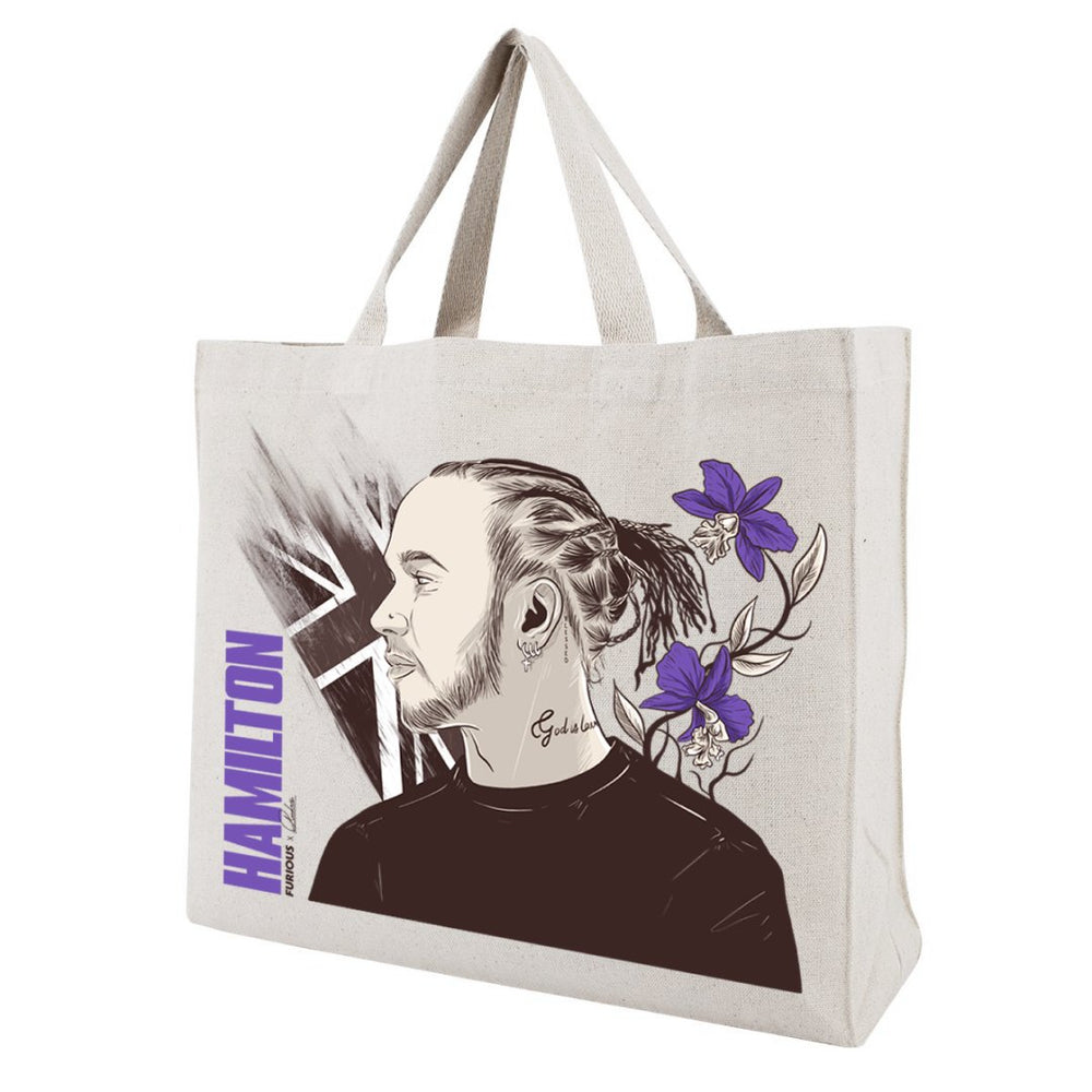 Hamilton Portrait - Tote Bag - Furious Motorsport