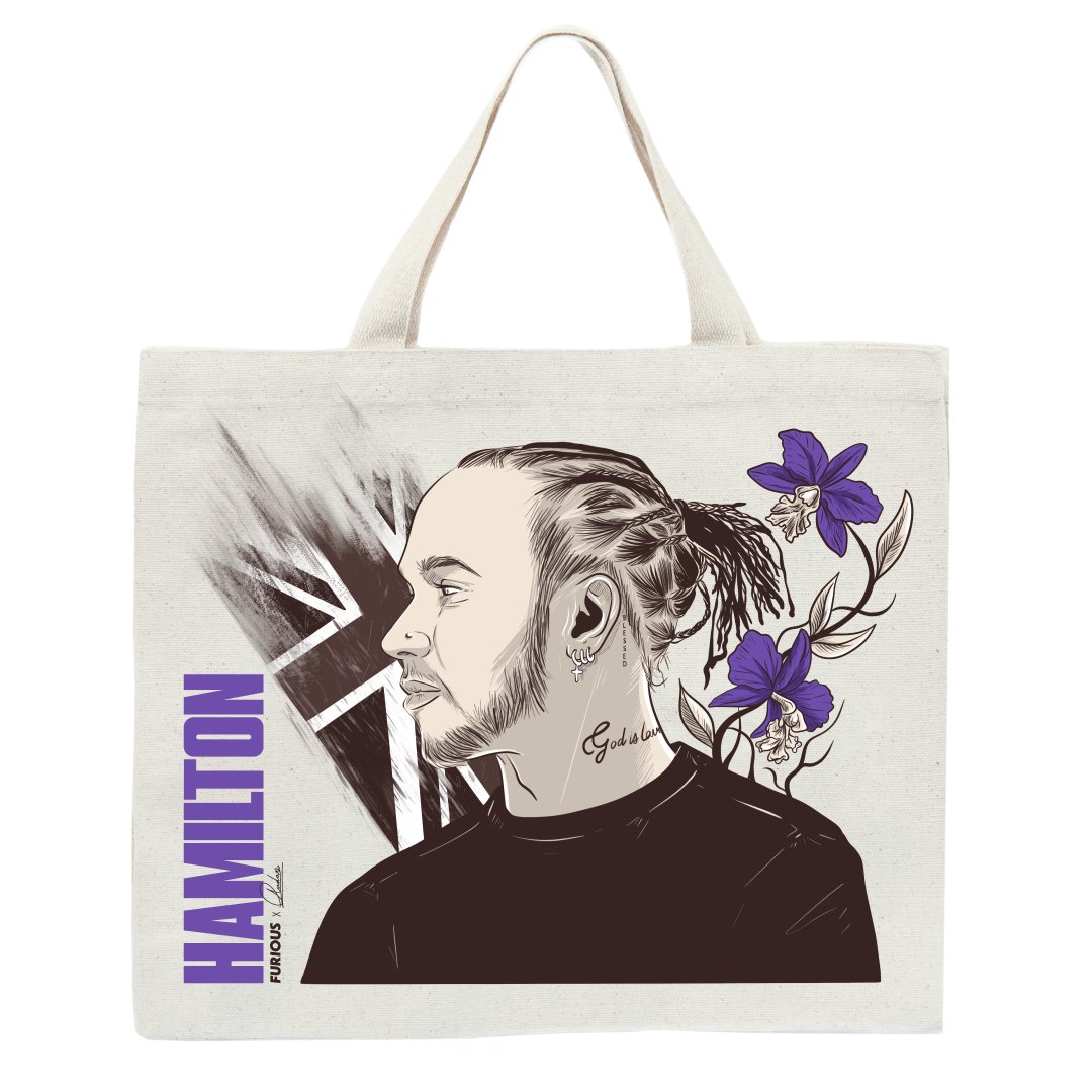 Hamilton Portrait - Tote Bag - Furious Motorsport