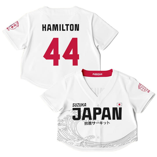 Hamilton - Suzuka "Great Wave" Crop Top (Clearance) - Furious Motorsport