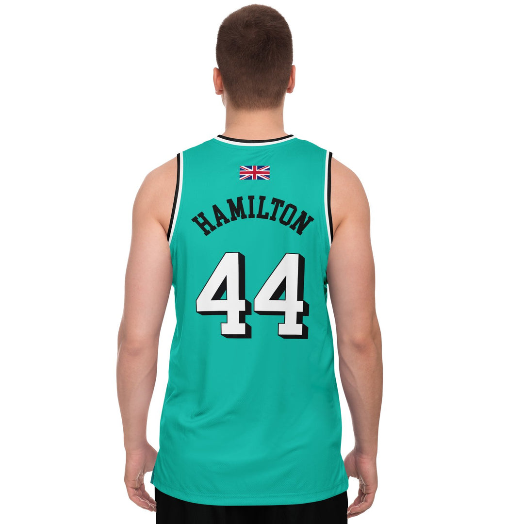 Hamilton - Teal Finish Line Edition Jersey - Furious Motorsport