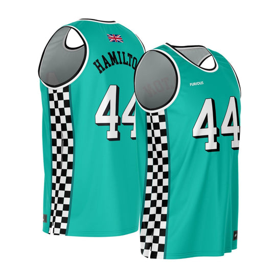 Hamilton - Teal Finish Line Edition Jersey - Furious Motorsport