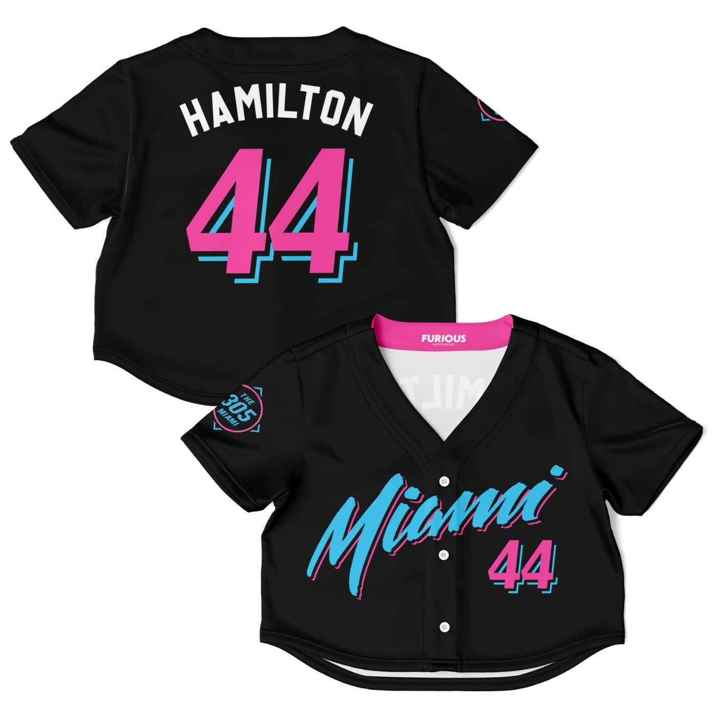 Hamilton - Vice City Crop Top Jersey - Furious Motorsport