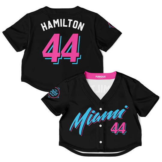 Hamilton - Vice City Crop Top Jersey (Clearance) - Furious Motorsport