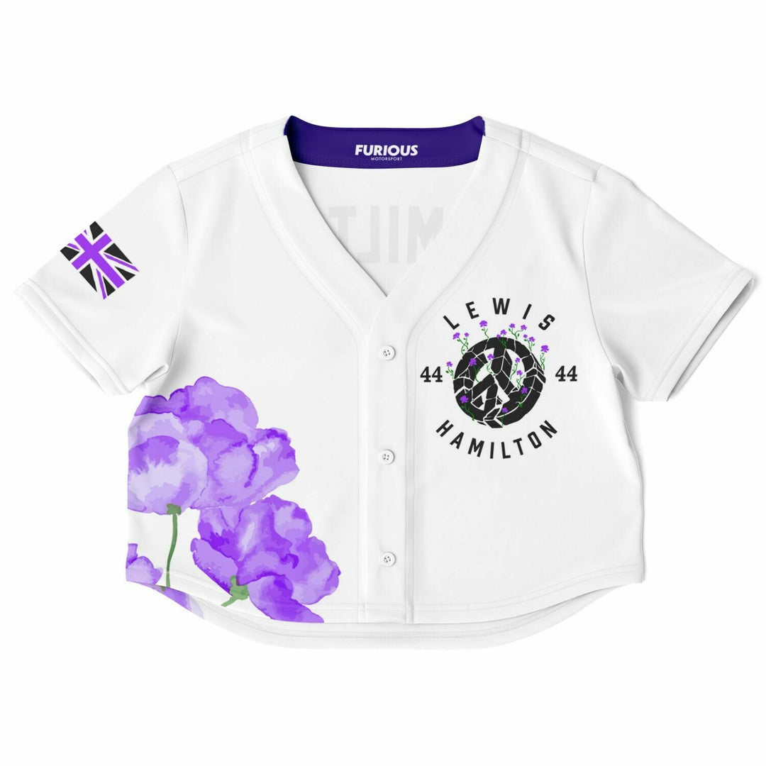 Hamilton - Violet Rose Crop Top Jersey - Furious Motorsport