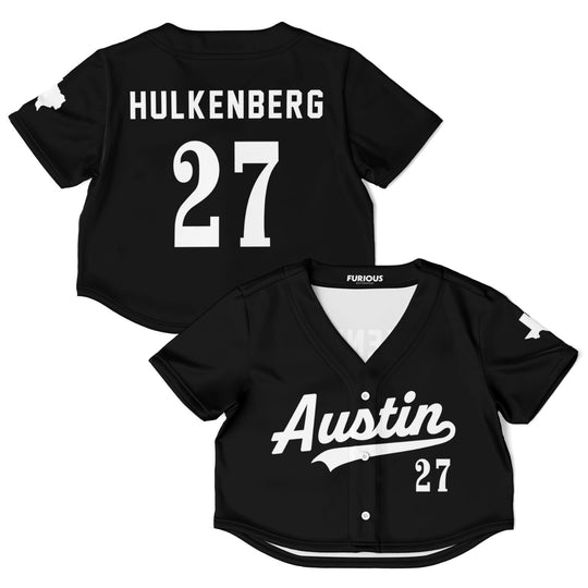 Hulkenberg - Jet Black Austin Crop Top (Clearance) - Furious Motorsport