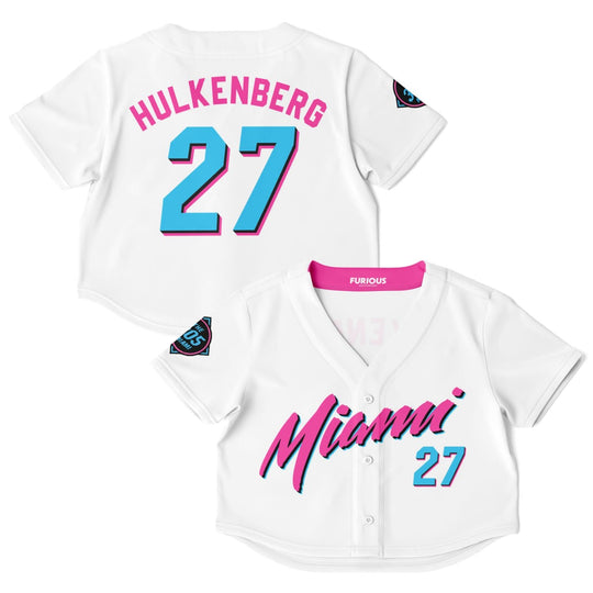 Hulkenberg - Miami Vice Home Crop Top - Furious Motorsport